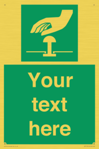 Custom Safe condition: Emergency stop button